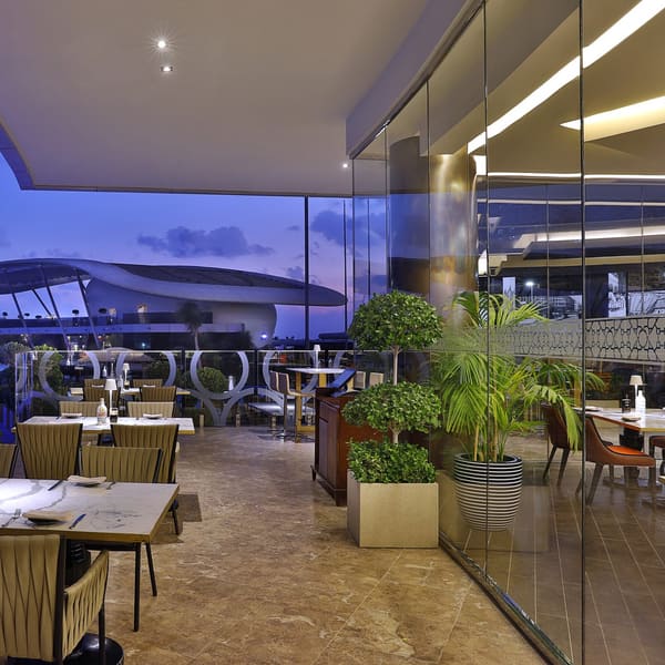 The Terrace at golden hour